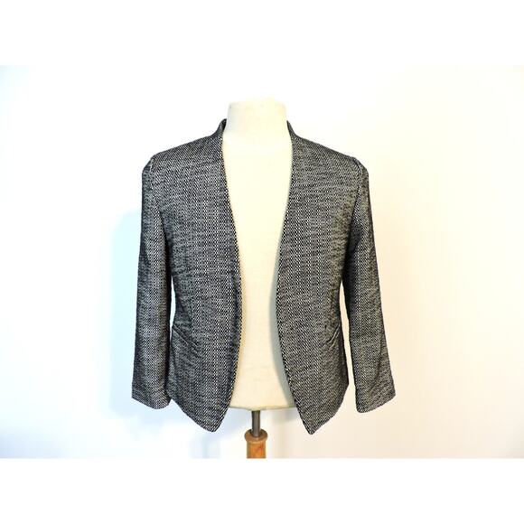 Any Taylor LOFT Tweed Blazer Size 8 - Picture 1 of 5